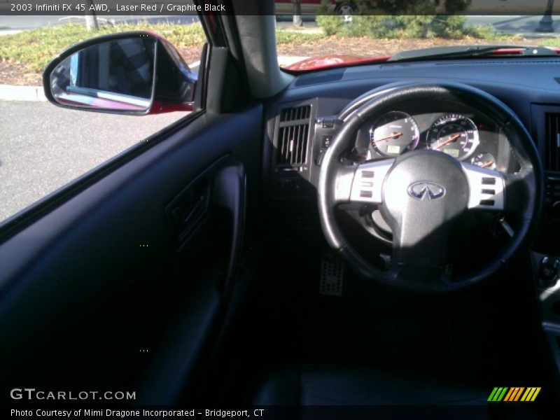 Laser Red / Graphite Black 2003 Infiniti FX 45 AWD