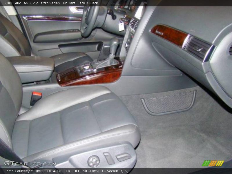 Brilliant Black / Black 2008 Audi A6 3.2 quattro Sedan