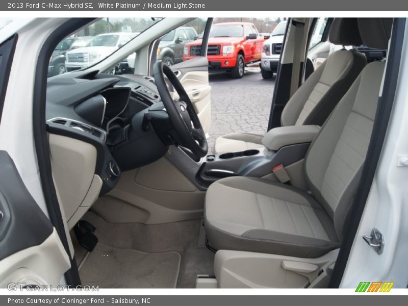 White Platinum / Medium Light Stone 2013 Ford C-Max Hybrid SE