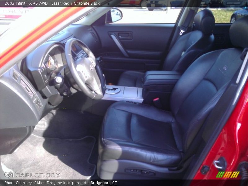 Laser Red / Graphite Black 2003 Infiniti FX 45 AWD