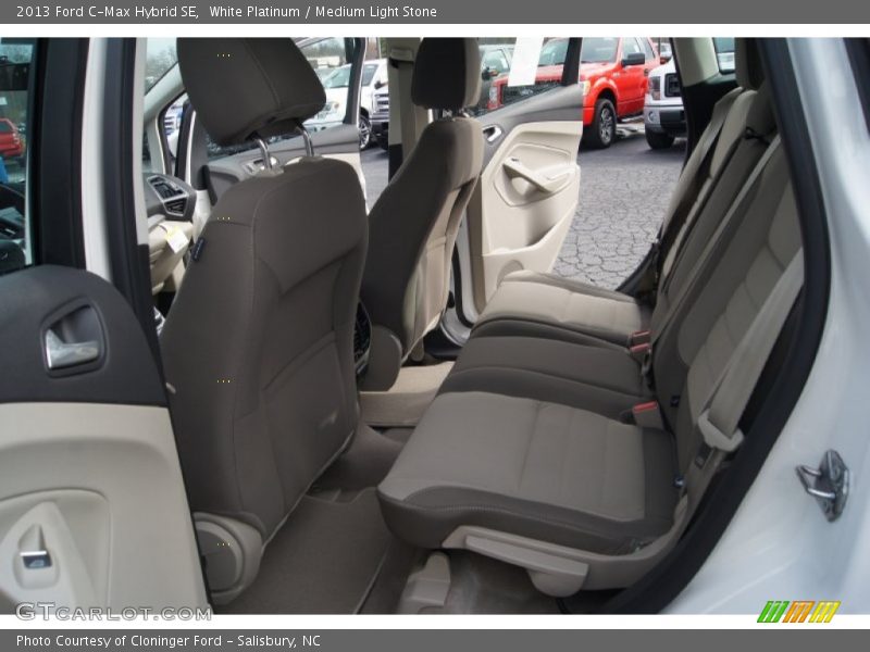 White Platinum / Medium Light Stone 2013 Ford C-Max Hybrid SE