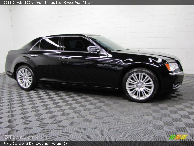 Brilliant Black Crystal Pearl / Black 2011 Chrysler 300 Limited