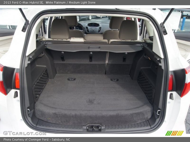 White Platinum / Medium Light Stone 2013 Ford C-Max Hybrid SE