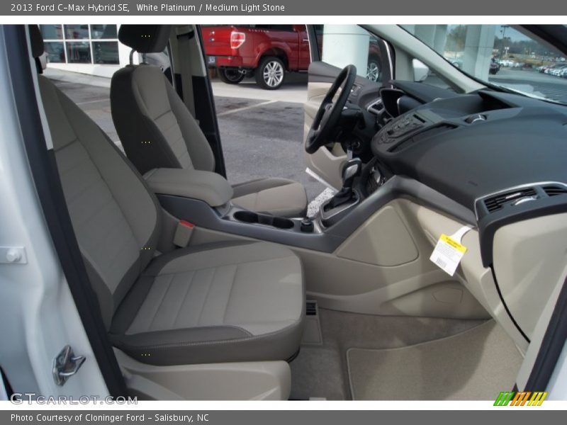 White Platinum / Medium Light Stone 2013 Ford C-Max Hybrid SE