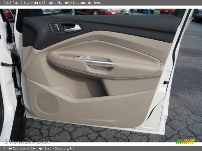 White Platinum / Medium Light Stone 2013 Ford C-Max Hybrid SE