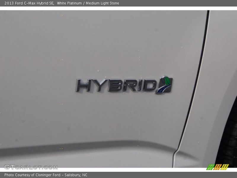 White Platinum / Medium Light Stone 2013 Ford C-Max Hybrid SE