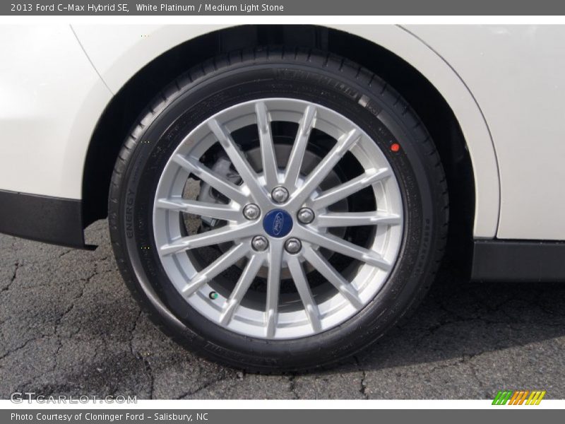 White Platinum / Medium Light Stone 2013 Ford C-Max Hybrid SE