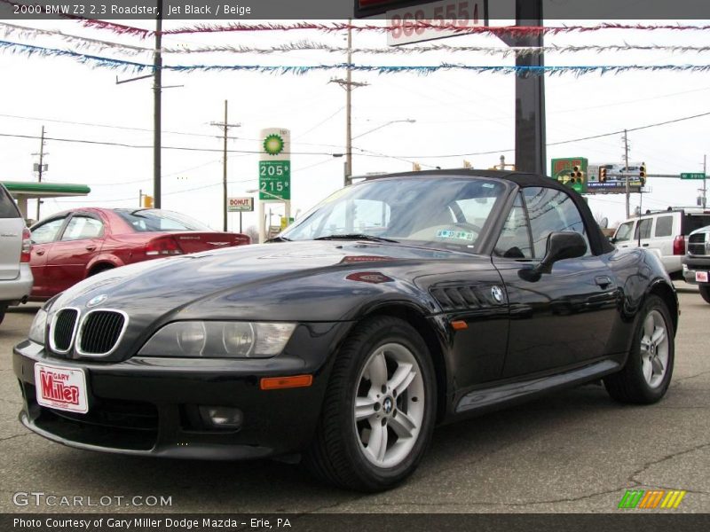 Jet Black / Beige 2000 BMW Z3 2.3 Roadster