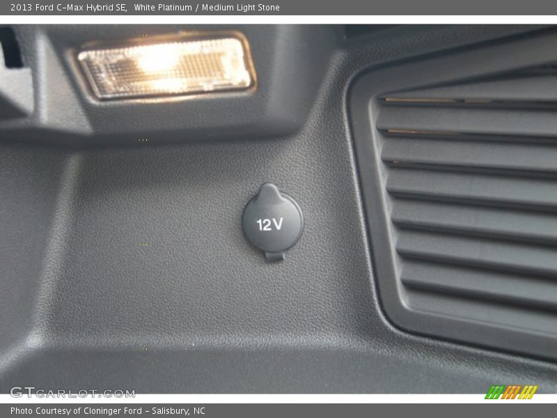 White Platinum / Medium Light Stone 2013 Ford C-Max Hybrid SE