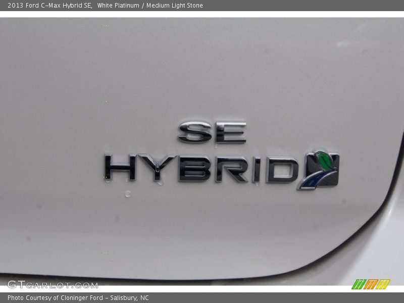 White Platinum / Medium Light Stone 2013 Ford C-Max Hybrid SE