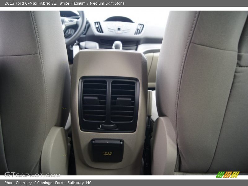 White Platinum / Medium Light Stone 2013 Ford C-Max Hybrid SE