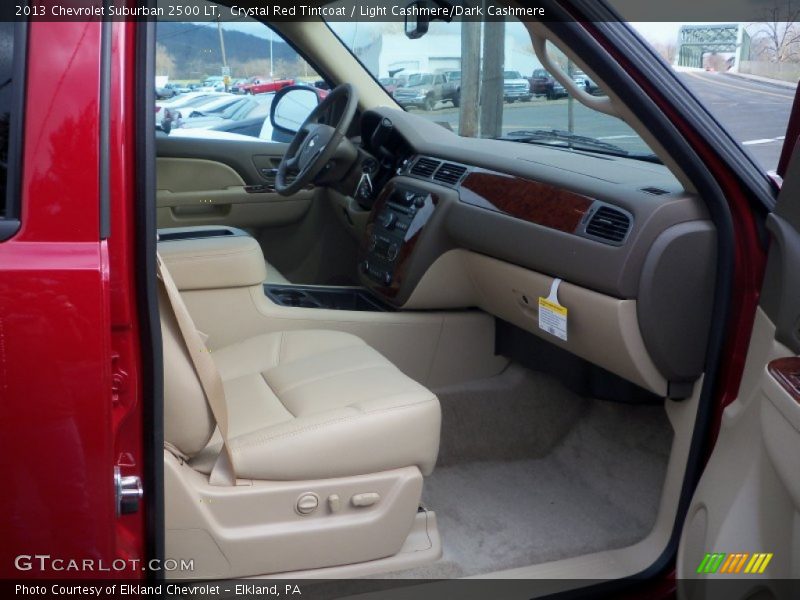 Crystal Red Tintcoat / Light Cashmere/Dark Cashmere 2013 Chevrolet Suburban 2500 LT