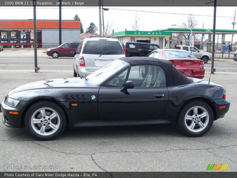 Jet Black / Beige 2000 BMW Z3 2.3 Roadster