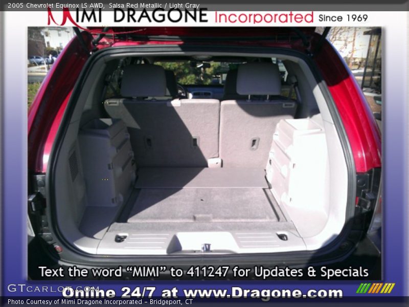 Salsa Red Metallic / Light Gray 2005 Chevrolet Equinox LS AWD