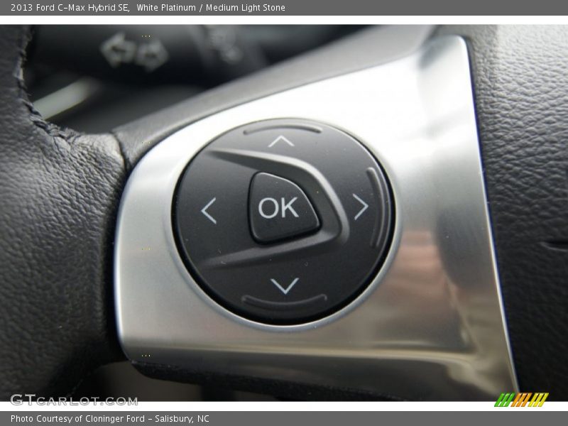 White Platinum / Medium Light Stone 2013 Ford C-Max Hybrid SE