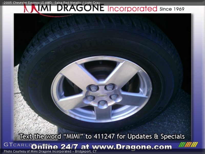 Salsa Red Metallic / Light Gray 2005 Chevrolet Equinox LS AWD