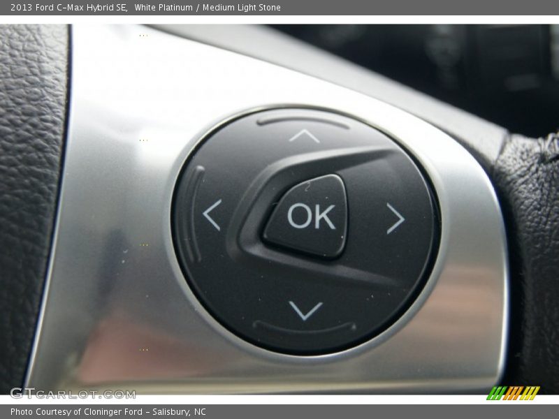 White Platinum / Medium Light Stone 2013 Ford C-Max Hybrid SE