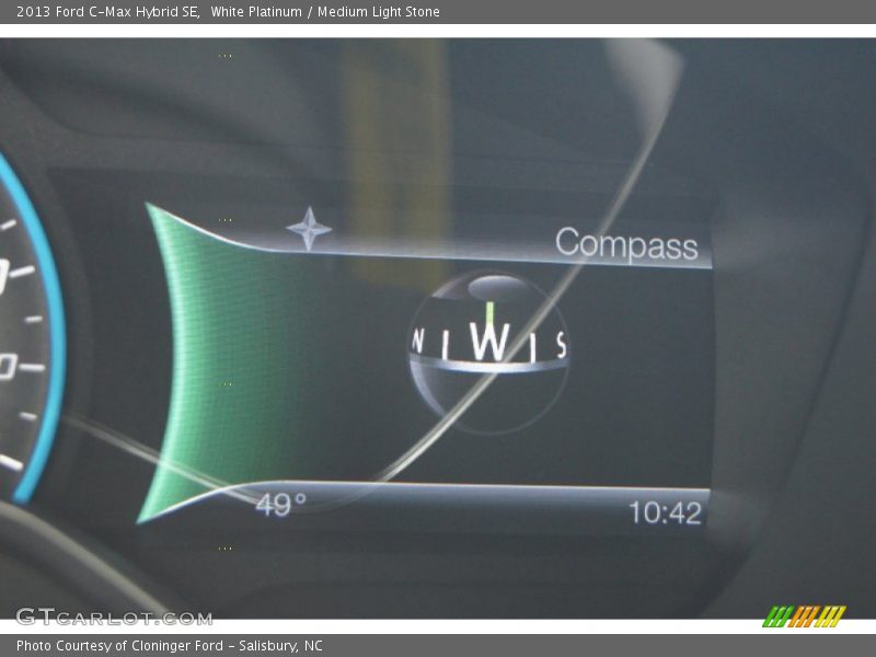 White Platinum / Medium Light Stone 2013 Ford C-Max Hybrid SE