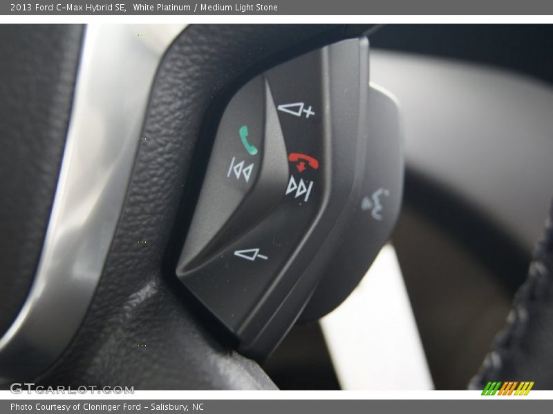 White Platinum / Medium Light Stone 2013 Ford C-Max Hybrid SE
