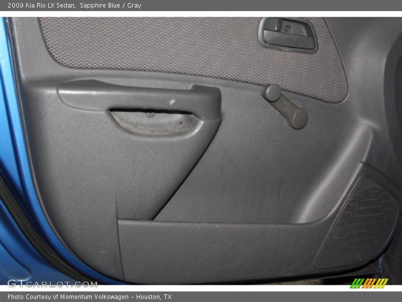 Sapphire Blue / Gray 2009 Kia Rio LX Sedan