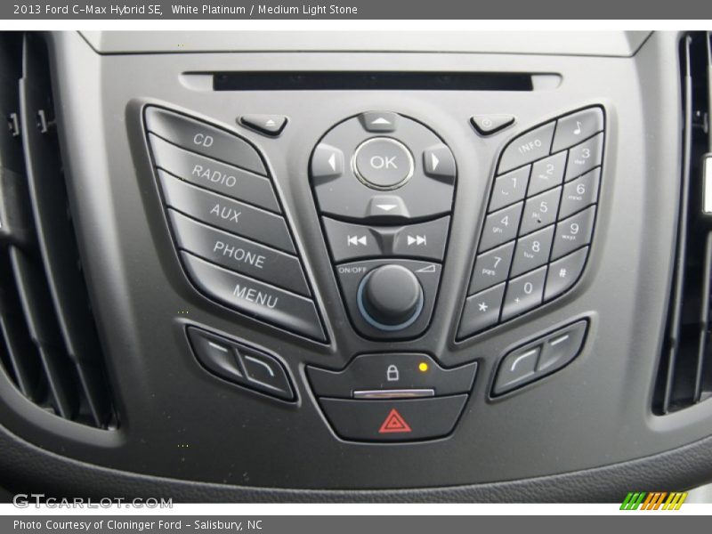 White Platinum / Medium Light Stone 2013 Ford C-Max Hybrid SE