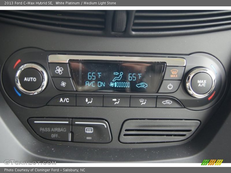 White Platinum / Medium Light Stone 2013 Ford C-Max Hybrid SE