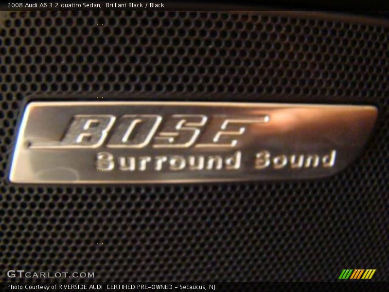Brilliant Black / Black 2008 Audi A6 3.2 quattro Sedan