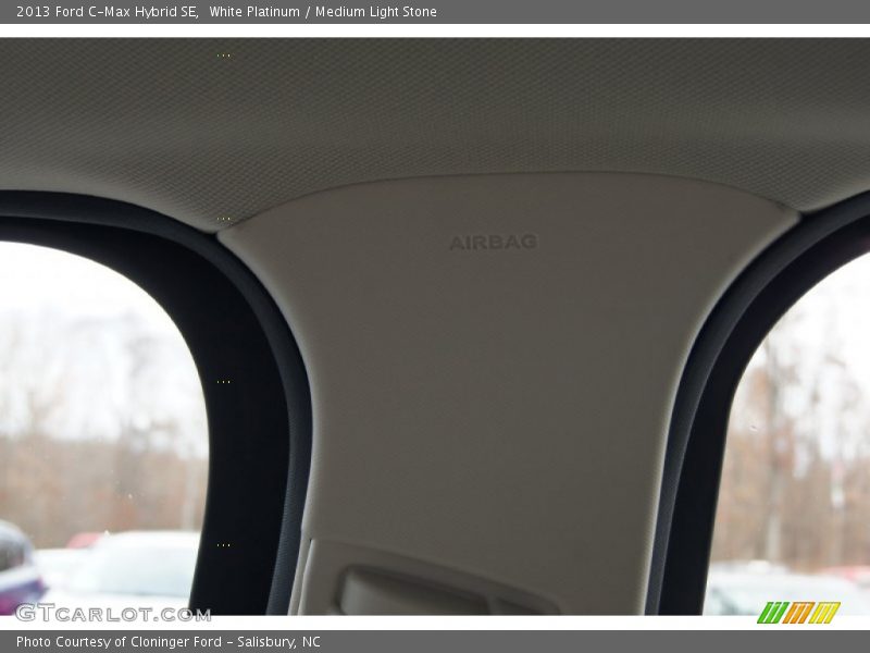 White Platinum / Medium Light Stone 2013 Ford C-Max Hybrid SE