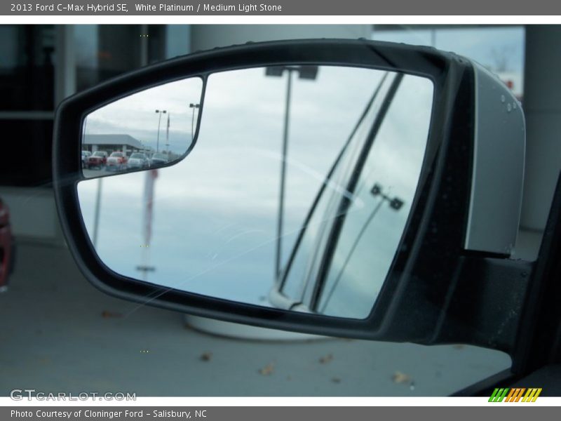 White Platinum / Medium Light Stone 2013 Ford C-Max Hybrid SE