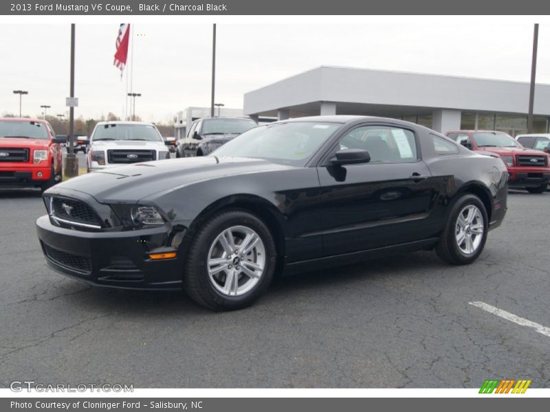 Black / Charcoal Black 2013 Ford Mustang V6 Coupe