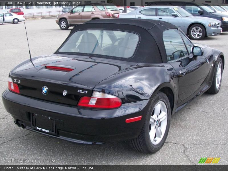 Jet Black / Beige 2000 BMW Z3 2.3 Roadster