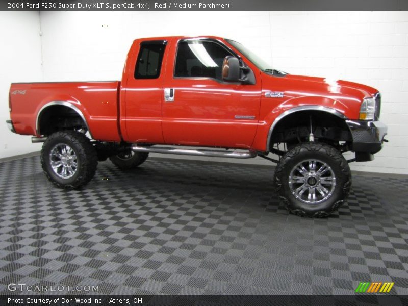  2004 F250 Super Duty XLT SuperCab 4x4 Red