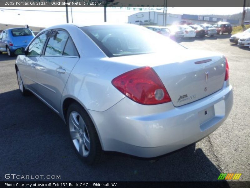 Quicksilver Metallic / Ebony 2009 Pontiac G6 Sedan