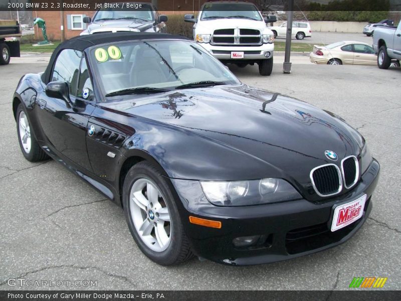Jet Black / Beige 2000 BMW Z3 2.3 Roadster
