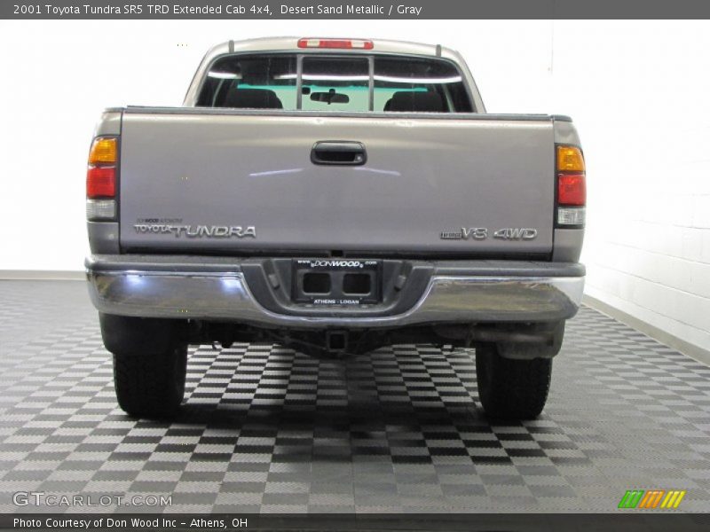Desert Sand Metallic / Gray 2001 Toyota Tundra SR5 TRD Extended Cab 4x4
