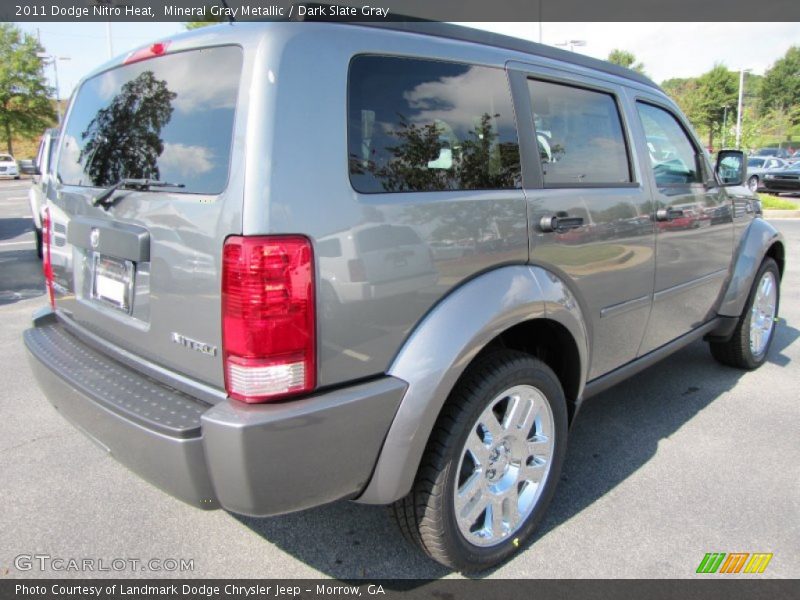 Mineral Gray Metallic / Dark Slate Gray 2011 Dodge Nitro Heat