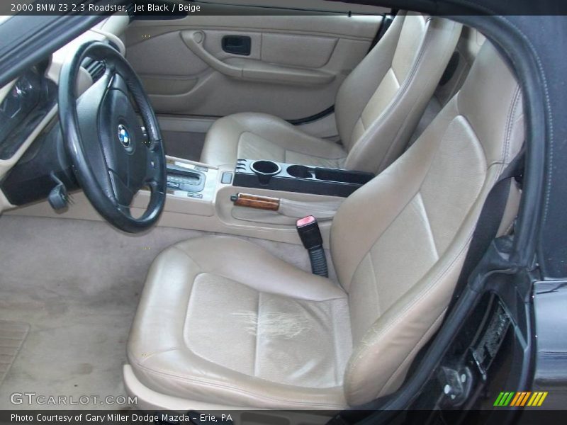 Jet Black / Beige 2000 BMW Z3 2.3 Roadster