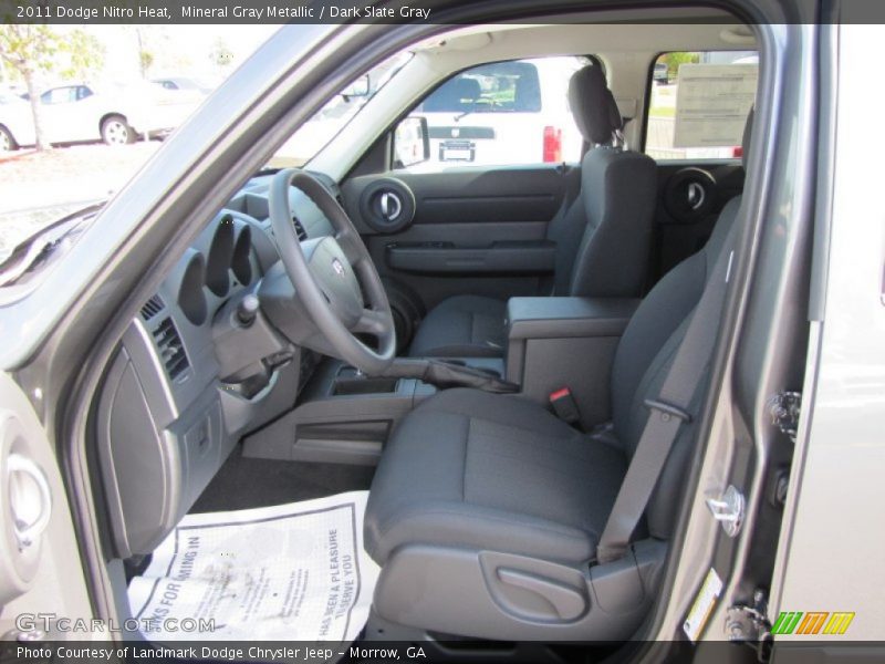 Mineral Gray Metallic / Dark Slate Gray 2011 Dodge Nitro Heat