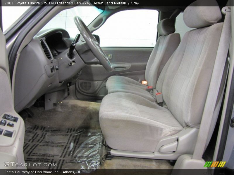 Desert Sand Metallic / Gray 2001 Toyota Tundra SR5 TRD Extended Cab 4x4