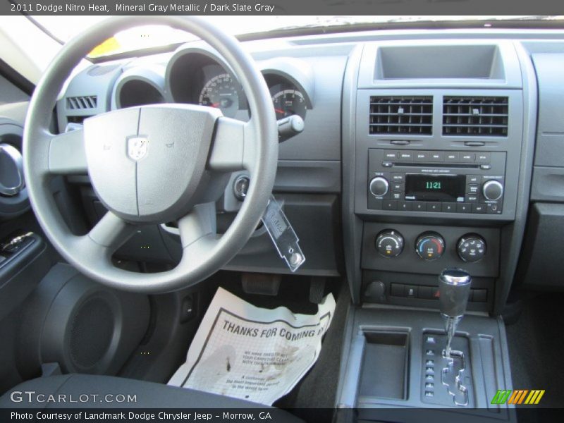 Mineral Gray Metallic / Dark Slate Gray 2011 Dodge Nitro Heat