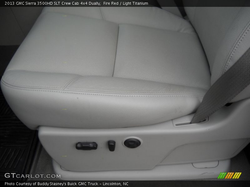 Fire Red / Light Titanium 2013 GMC Sierra 3500HD SLT Crew Cab 4x4 Dually