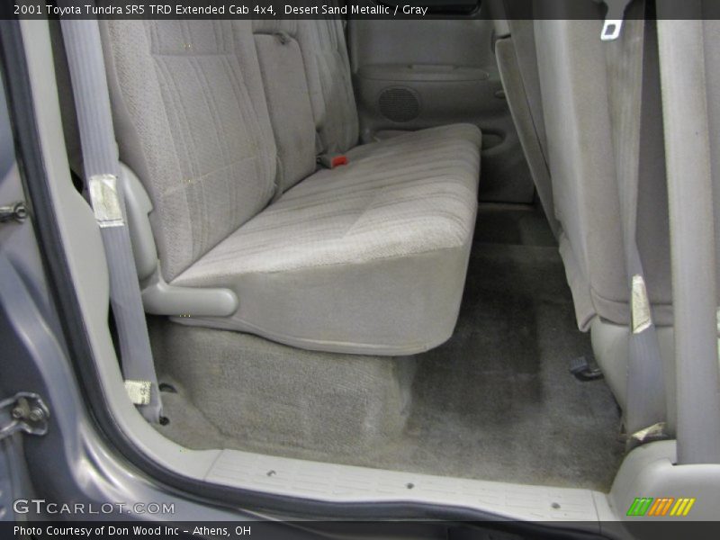 Desert Sand Metallic / Gray 2001 Toyota Tundra SR5 TRD Extended Cab 4x4