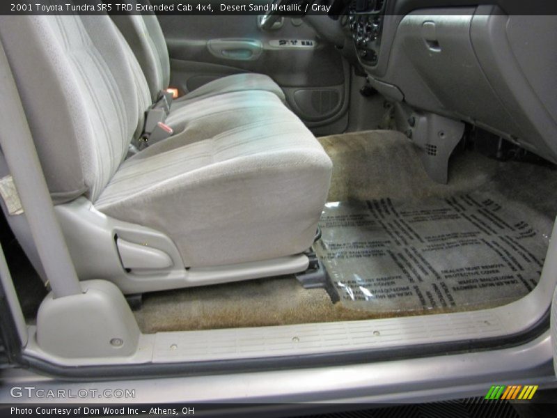 Desert Sand Metallic / Gray 2001 Toyota Tundra SR5 TRD Extended Cab 4x4