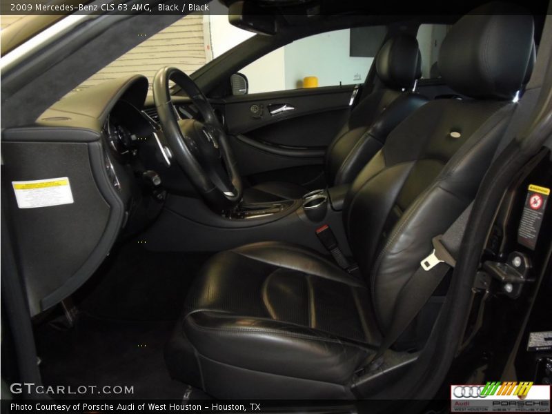 Black / Black 2009 Mercedes-Benz CLS 63 AMG