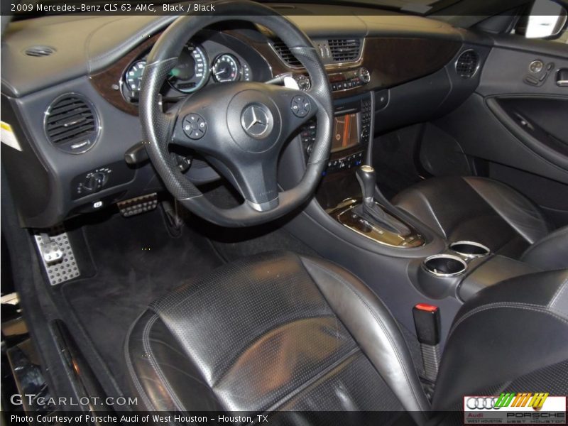 Black / Black 2009 Mercedes-Benz CLS 63 AMG