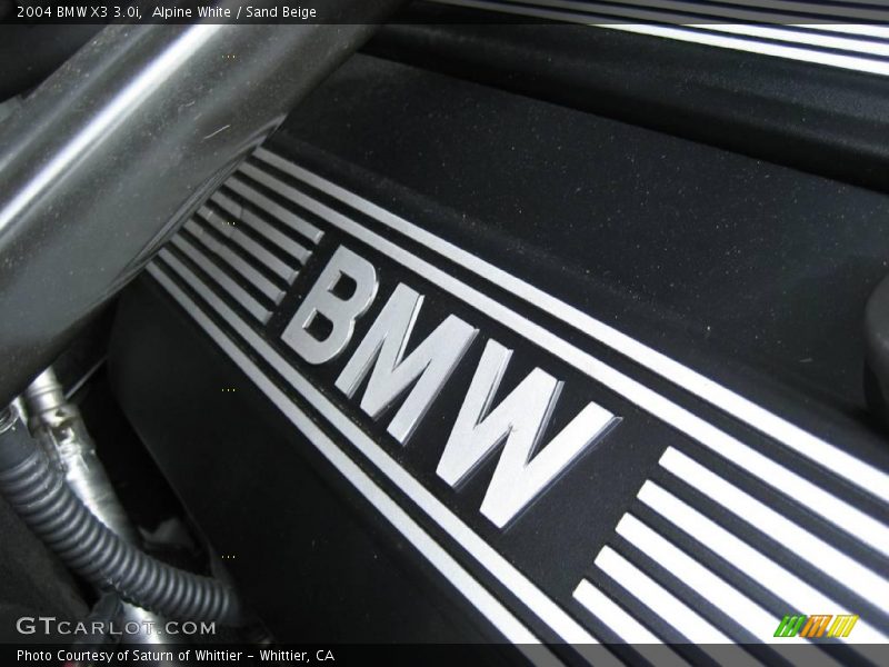 Alpine White / Sand Beige 2004 BMW X3 3.0i