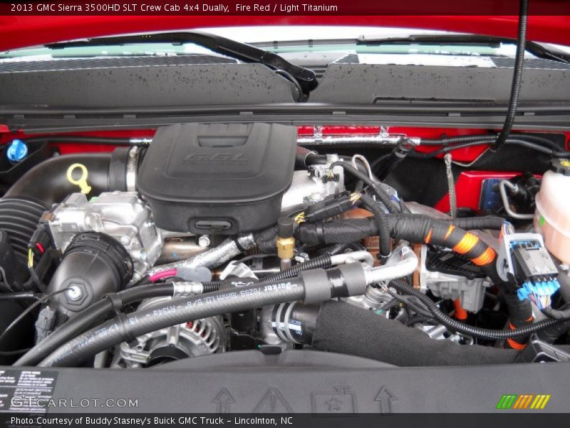  2013 Sierra 3500HD SLT Crew Cab 4x4 Dually Engine - 6.6 Liter OHV 32-Valve Duramax Turbo-Diesel V8