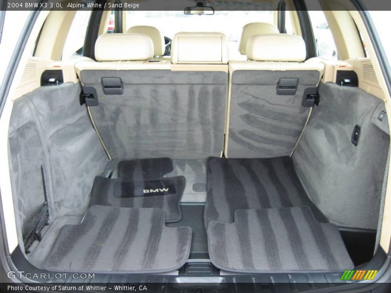 Alpine White / Sand Beige 2004 BMW X3 3.0i