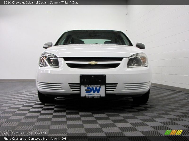 Summit White / Gray 2010 Chevrolet Cobalt LS Sedan