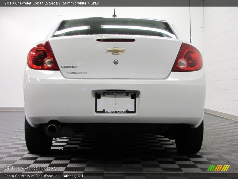 Summit White / Gray 2010 Chevrolet Cobalt LS Sedan